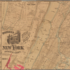 Watson's new map of New York and adjacent cities 