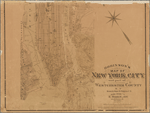 Robinson's map of New York City and part of Westchester County N.Y. 