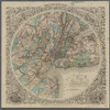 Map of the country thirty three miles around the City of New York