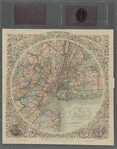 Map of the country thirty three miles around the City of New York
