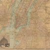 Watson's new map of New York and adjacent cities 