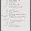 Stage manager's weekly reports