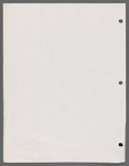 Stage manager's report