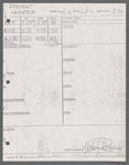 Stage manager's report