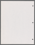 Stage manager's report