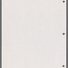 Stage manager's report