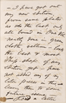 Burroughs, John, ALS to. Mar. 15, [1872]. Previously Mar. 15, [1871].