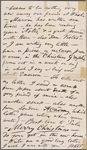 Burroughs, John, ALS to. Dec. 11, [1874]. Previously Dec. 11, [1873].