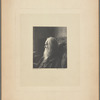 Eakins, Thomas. Four portrait photographs of Walt Whitman [ca. 1887]. Accompanied by photograph of oil portrait.