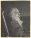 Eakins, Thomas. Four portrait photographs of Walt Whitman [ca. 1887]. Accompanied by photograph of oil portrait.