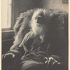 Eakins, Thomas. Four portrait photographs of Walt Whitman [ca. 1887]. Accompanied by photograph of oil portrait.