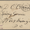 O'Connor, William D., ALS to. [Jan. 11, 1884]. 
