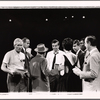 Jimmy Durante [back] and unidentified in the 1962 stage event Salute to the President