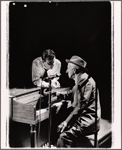 Jimmy Durante [right] and unidentified in the 1962 stage event Salute to the President