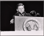 John F. Kennedy in the 1963 stage event Salute to the President