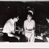 Gina Lollobrigida [center] and unidentified others in the 1964 stage event Salute to the President