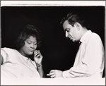 Mahalia Jackson and unidentified in the 1964 stage event Salute to the President