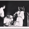 Joan Baez and unidentified in the 1964 stage event Salute to the President