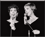 Carol Burnett and Julie Andrews in the 1965 stage event Salute to the President