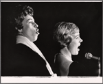 Carol Burnett and Julie Andrews in the 1965 stage event Salute to the President