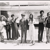 Ron Steward [center], George Turner [right] and unidentified others in the production Sambo