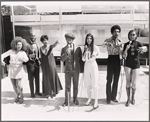 Ron Steward [center], George Turner [right] and unidentified others in the production Sambo