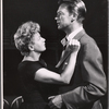 Shelley Winters and Alex Nicol in the stage production The Saturday Night Kid