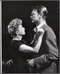 Shelley Winters and Alex Nicol in the stage production The Saturday Night Kid