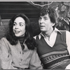 Maureen Anderman and Frank Langella in rehearsal for the stage production Seascape