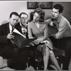 Betsy Von Furstenberg [second from right], Douglass Watson [right] and unidentified others in the stage production Season of Choice