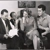 Betsy Von Furstenberg [second from right], Douglass Watson [right] and unidentified others in the stage production Season of Choice