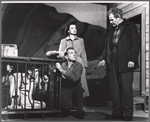 James Dean, Arthur Kennedy, Constance Ford and Cameron Prud'homme in the stage production See the Jaguar