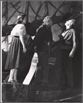 Constance Ford, Cameron Prud'homme and Arthur Kennedy in the stage production See the Jaguar