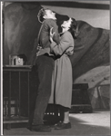 Arthur Kennedy and Constance Ford in the stage production See the Jaguar