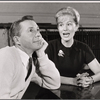 David Wayne and Nancy Olson in rehearsal for the stage production Send Me No Flowers