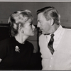 Nancy Olson and David Wayne in rehearsal for the stage production Send Me No Flowers