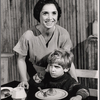 Nancy Franklin and Timmy Michael in the stage production Seven Days of Mourning