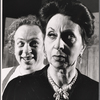 Stefan Gierasch and Paula Laurence in the stage production Seven Days of Mourning
