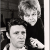 Harry Guardino and Estelle Parsons in rehearsal for the stage production The Seven Descents of Myrtle
