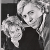 Estelle Parsons and Brian Bedford in rehearsal for the stage production The Seven Descents of Myrtle