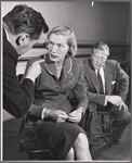 Ulla Kazanova, Gene Raymond, Daniel Petrie and unidentified others in rehearsal for the stage production A Shadow of My Enemy