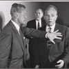 Gene Raymond, Ed Begley and Leon Janney in rehearsal for the stage production A Shadow of My Enemy