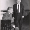 Gene Raymond and Ed Begley in rehearsal for the stage production A Shadow of My Enemy