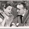 Elizabeth Wilson and Martin Gabel in rehearsal for the stage production Sheep on the Runway