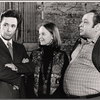 Will Mackenzie, Margaret Ladd and Richard Castellano in rehearsal for the stage production Sheep on the Runway