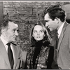 Martin Gabel, Margaret Ladd and Will Mackenzie in rehearsal for the stage production Sheep on the Runway