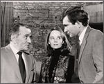 Martin Gabel, Margaret Ladd and Will Mackenzie in rehearsal for the stage production Sheep on the Runway