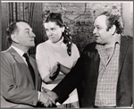 Martin Gabel, Elizabeth Wilson and Richard Castellano in rehearsal for the stage production Sheep on the Runway
