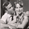 William Shatner and Julie Harris in rehearsal for the stage production A Shot in the Dark