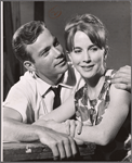 William Shatner and Julie Harris in rehearsal for the stage production A Shot in the Dark